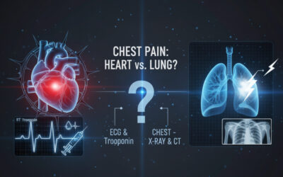 แน่นหน้าอก เจ็บอก : อาการเดียว… หลายสาเหตุ 💚 Chest tightness , Chest pain