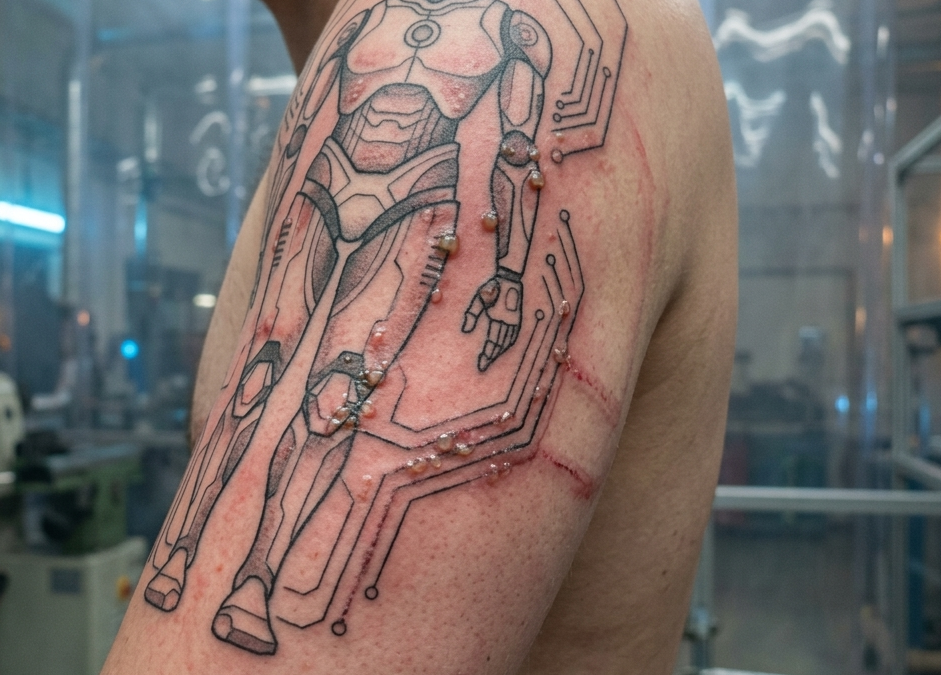 ติดเชื้อแบคทีเรียที่ผิวหนัง